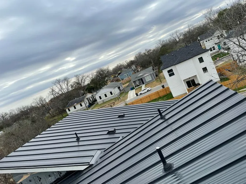 Standing seam metal roof panels with vents for Skylight Repair in Palmyra